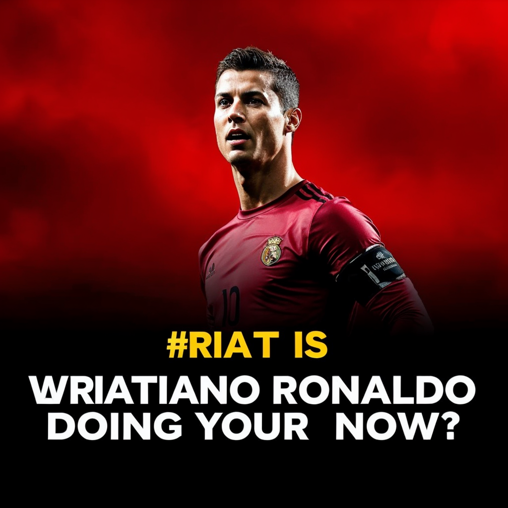 What is Cristiano Ronaldo doing right now?
