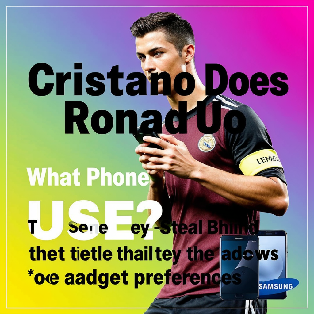 What Phone Does Cristiano Ronaldo Use