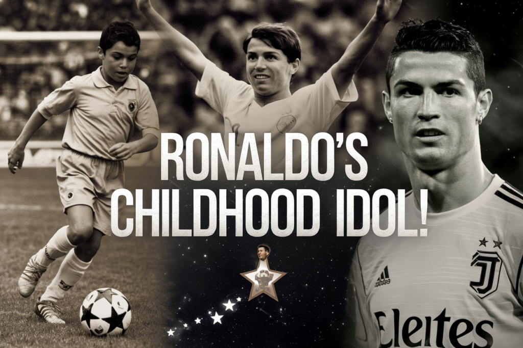 Cristiano Ronaldo Idol Growing Up