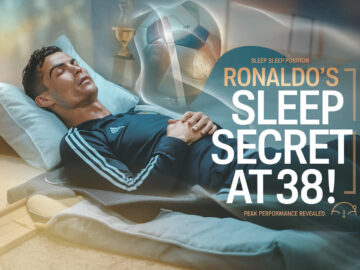 Cristiano Ronaldo Sleep Position