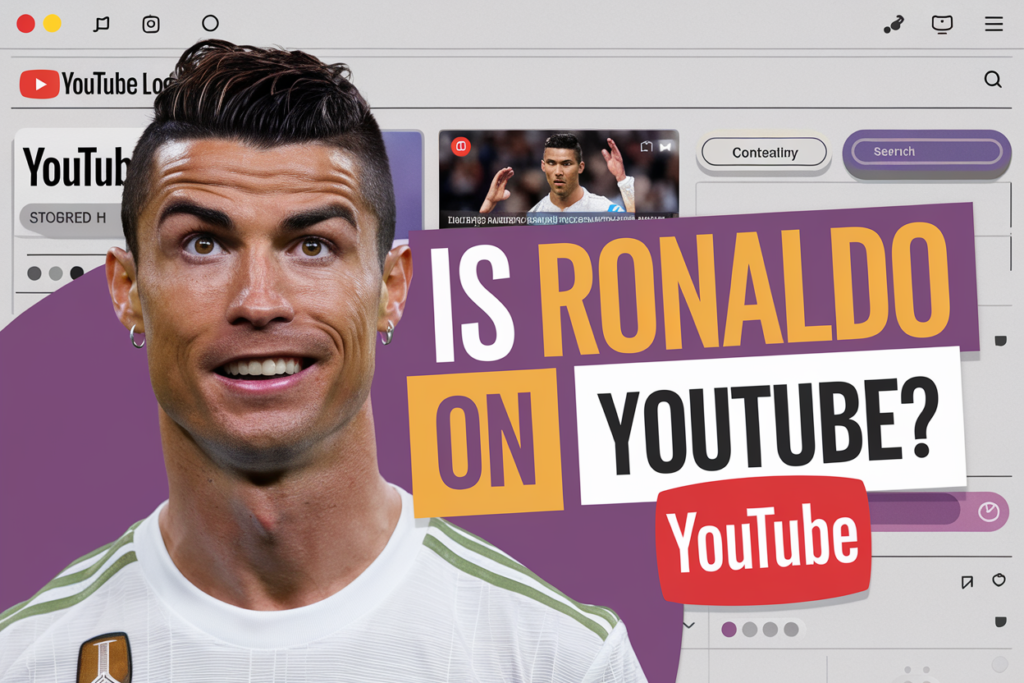 Is Cristiano Ronaldo on YouTube