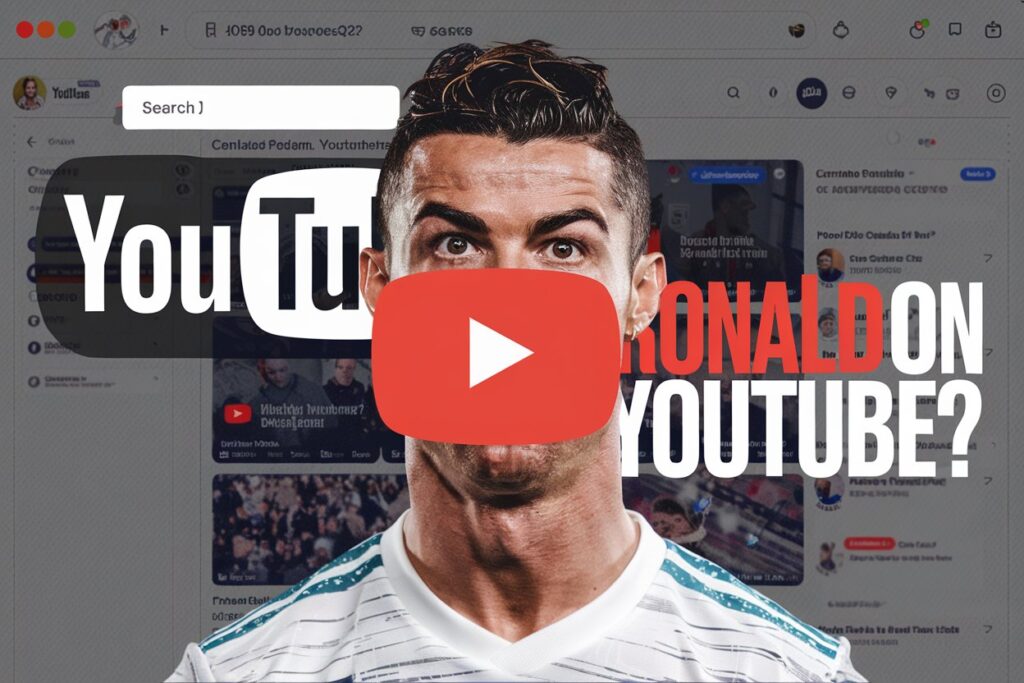 Is Cristiano Ronaldo on YouTube 