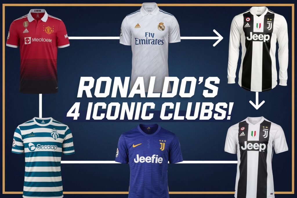 What 4 Clubs Did Ronaldo Play For