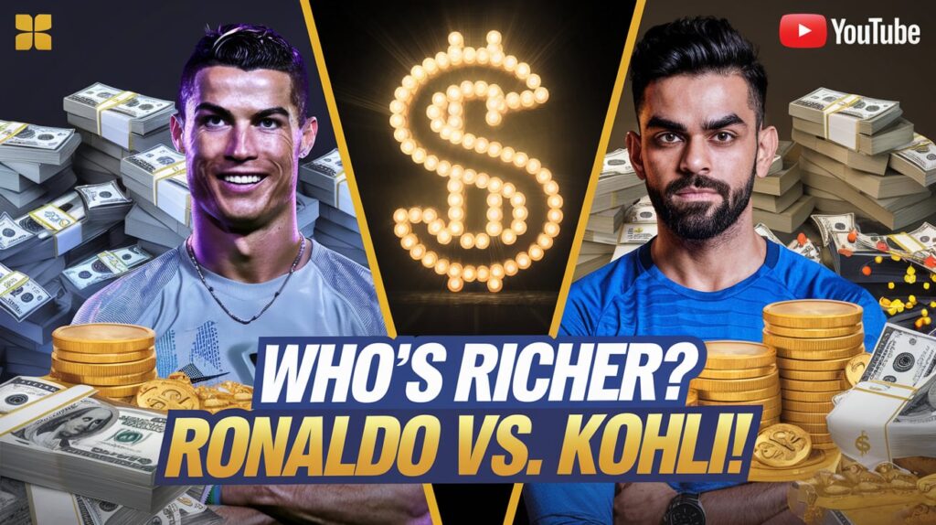 Who Is Richer Ronaldo or Virat Kohli