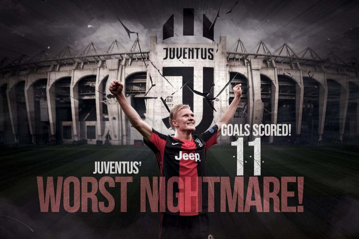 most goals against Juventus