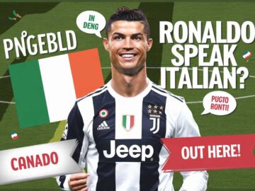 Cristiano Ronaldo Speak Italian