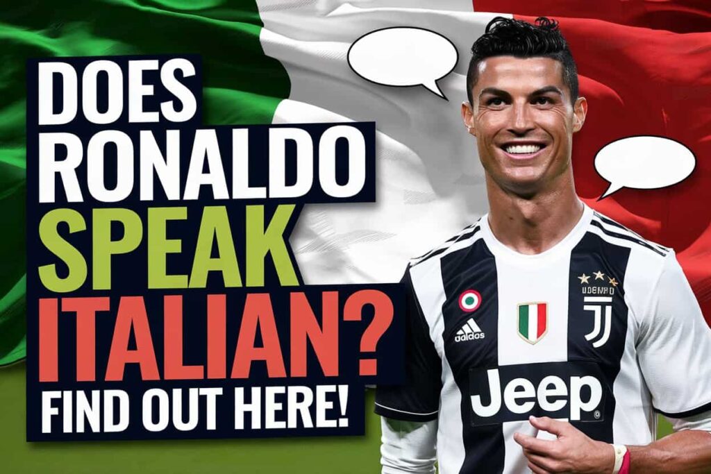 Cristiano Ronaldo Speak Italian