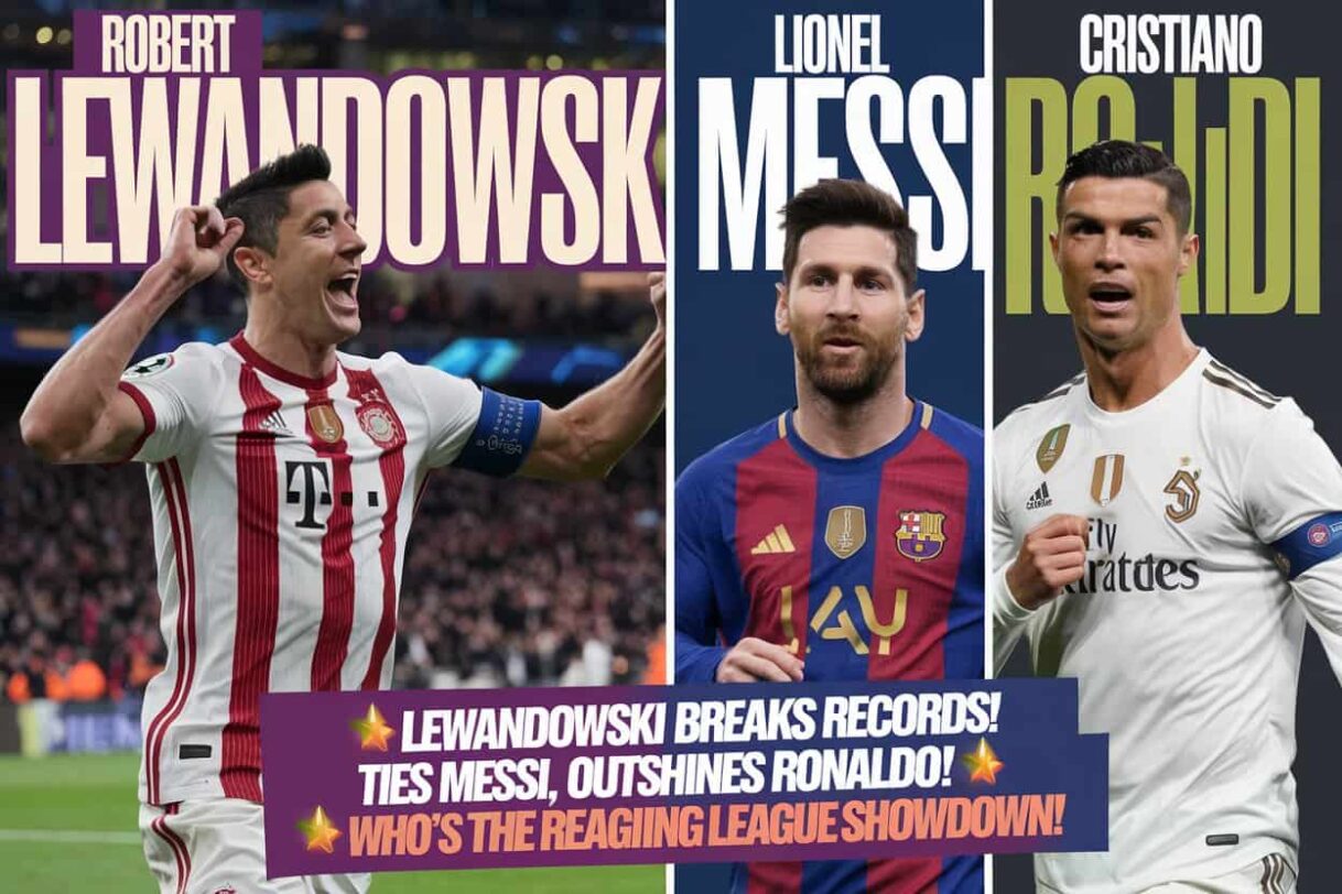 Lewandowski Equals Messi Record