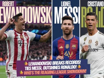 Lewandowski Equals Messi Record