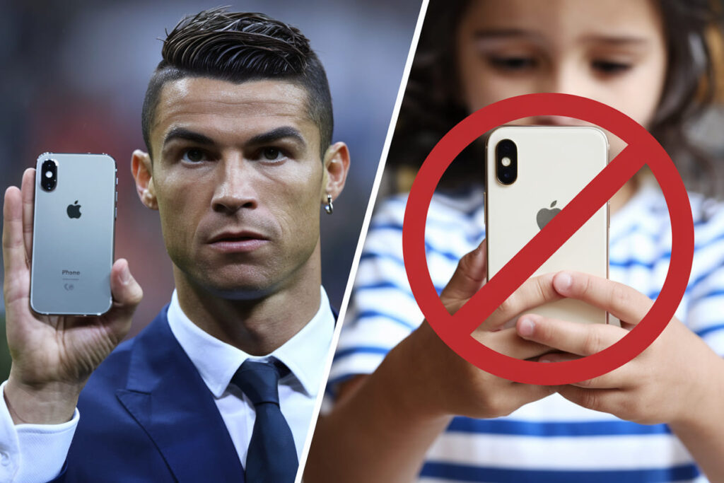 Ronaldo’s Son Doesn’t Have an iPhone