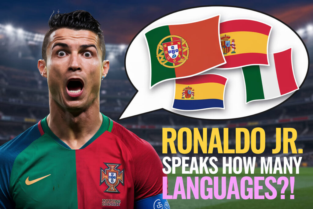 Ronaldo’s Son Speak English